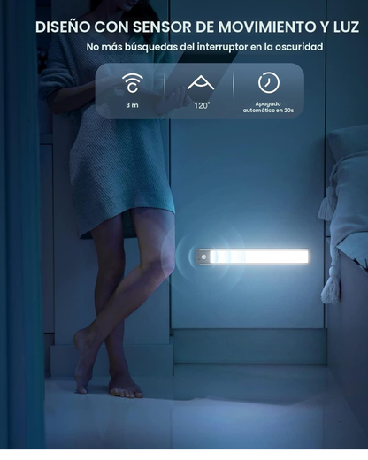 Luces recargable con sensor