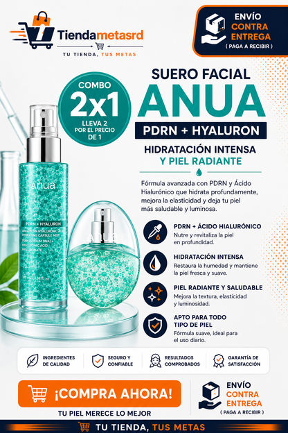 Suero facial en aerosol con brillo de colágeno